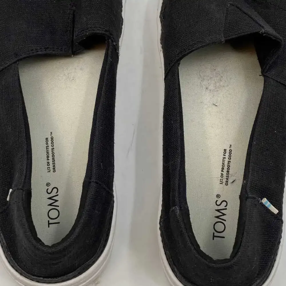 Toms Black Sneakers | Women’s US9 Regular